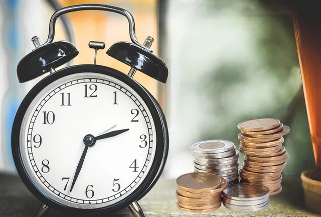 alarm clock, coins, finance, money, financial, time, investment, deposit, savings, income, cash, clock, concept, profit, interests, bank. How to Pay Security Deposit Interest in British Columbia