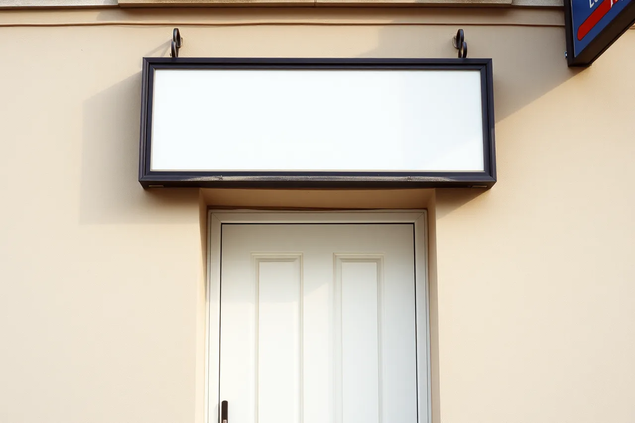Bilingual storefront sign with French text larger than English (Bilingual lease administration in Quebec under Bill 101 and TAL forms)