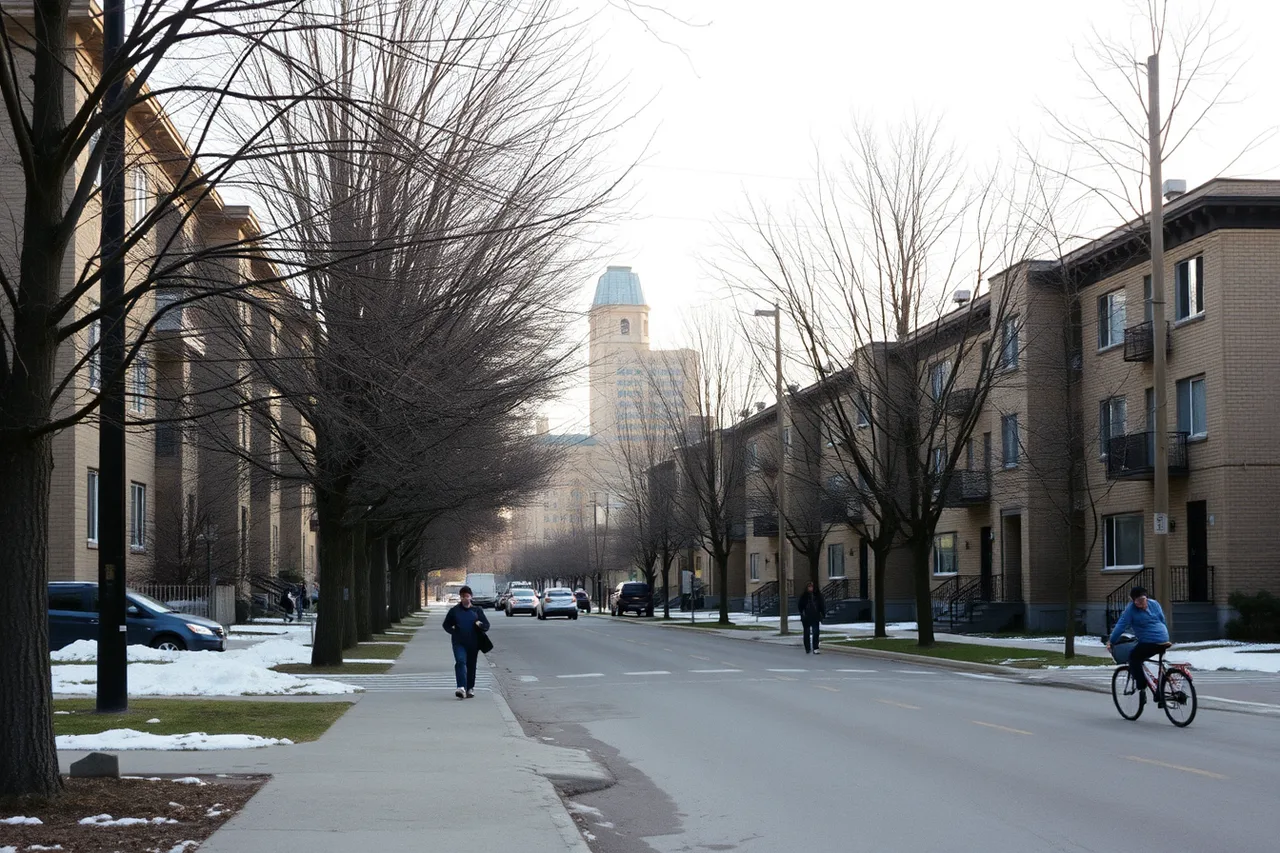 Apartment buildings near University of Alberta campus with students walking (Edmonton student rentals near the University of Alberta, managing turnover and RTDRS disputes)